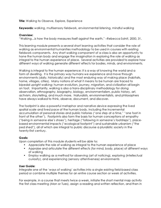 Watershed Walking: Experiential Tools for Connecting People, Place and Water - Page 2